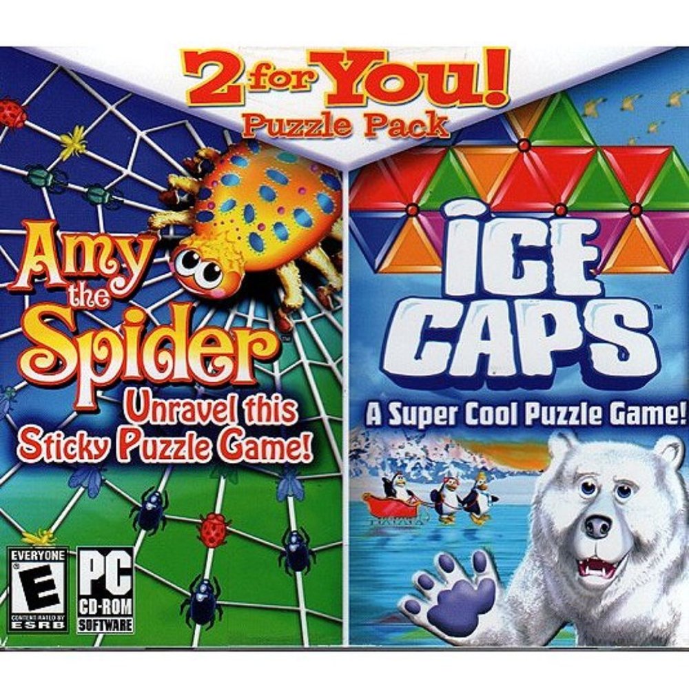 2 for You! Puzzle Pack: Amy the Spider & Ice Caps (PC-CD, 2007) - NEW in JC